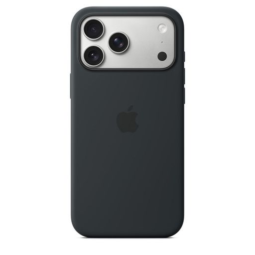 Чохол Silicone Case with MagSafe + Button iPhone 18 Pro Midnight Black