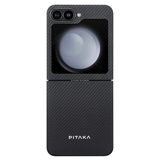 Чохол Pitaka MagEZ Case 5 Twill Black/Grey for Samsung Galaxy Z Flip 6 (FBFLIP6)