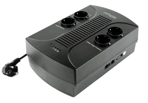 ДБЖ EnerGenie EG-UPS-001 650VA, Line Int., AVR, 4 x Schuko, пластик