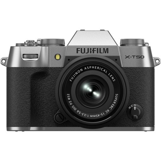 Бездзеркальний фотоапарат Fujifilm X-T50 kit 15-45mm f/3,5-5,6 Silver (16828832)