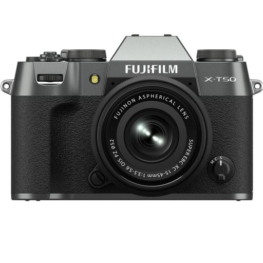 Бездзеркальний фотоапарат Fujifilm X-T50 kit 15-45mm f/3,5-5,6 Charcoal Silver (16828923)