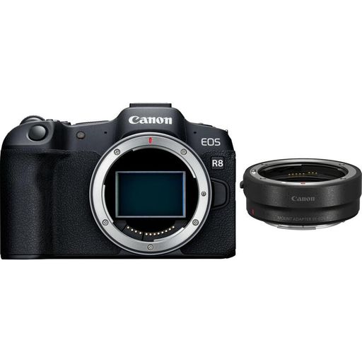 Бездзеркальний фотоапарат Canon EOS R8 + Mount Adapter EF-EOS R (5803C019RFAD)