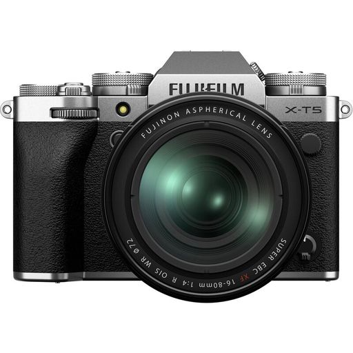 Бездзеркальний фотоапарат Fujifilm X-T5 kit 16-80mm Silver (16782662)