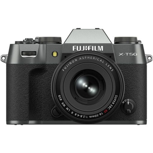 Бездзеркальний фотоапарат Fujifilm X-T50 kit 16-50mm f/2,8-4,8R LM WR Charcoal Silver (16828650)