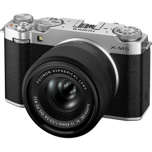 Бездзеркальний фотоапарат Fujifilm X-M5 kit XC 15-45mm f/3.5-5.6 OIS PZ Silver (16900771)