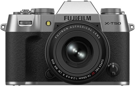 Бездзеркальний фотоапарат Fujifilm X-T50 + XF16-50mm F2.8-4.8 R LM WR Kit Silver (16828569)