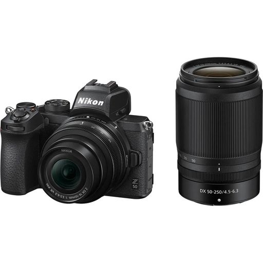 Бездзеркальний фотоапарат Nikon Z50 II kit 16–50mm VR + 50–250mm VR Kit (VOA150K002)