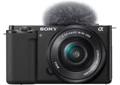 Бездзеркальний фотоапарат Sony ZV-E10 kit (16-50mm + 55-210mm) Black
