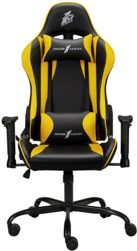 Геймерское кресло 1stPlayer S01 Black-Yellow