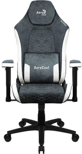 Геймерское кресло Aerocool Crown Aerosuede Steel Blue Europe