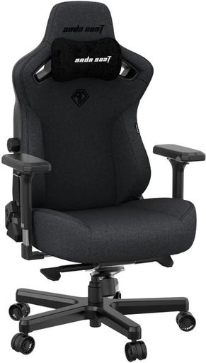 Геймерское кресло Anda Seat Kaiser 3 Size L Dark Gray Linen Fabric (AD12YDC-L-01-GB-CF)