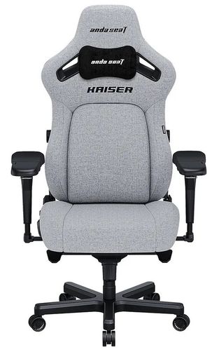Крісло для геймерів Anda Seat Kaiser 4 Size XL Gray Linen Fabric (AD12YDDC-XLL-20-G-CF)
