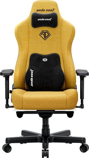 Геймерское кресло Anda Seat Kaiser 3E XL Bright Yellow Fabric (AD23YC-XL-09-Y-CF-Y01)