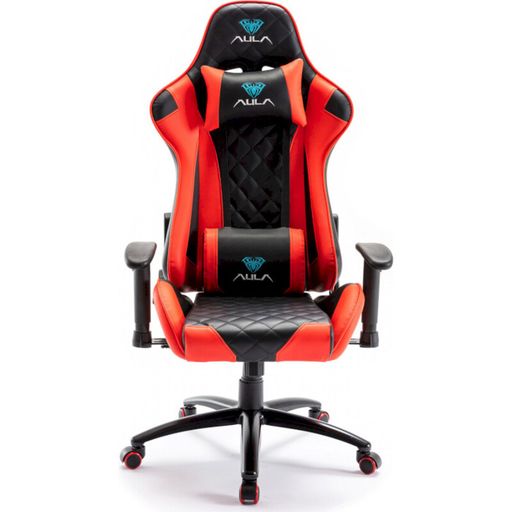 Геймерське крісло Aula F1029 Gaming Chair Black/Red (6948391286181)