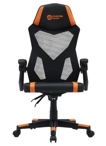 Геймерське крісло Canyon Flow MCH01 Mesh Black Orange (CNE-MCH01)