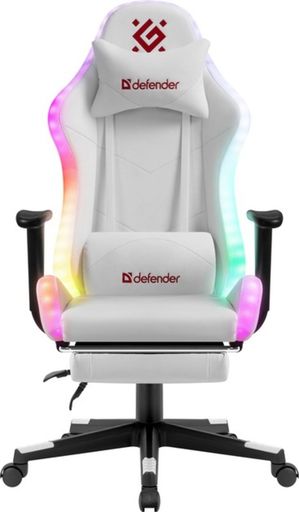 Геймерське крісло Defender Watcher RGB White (64336)