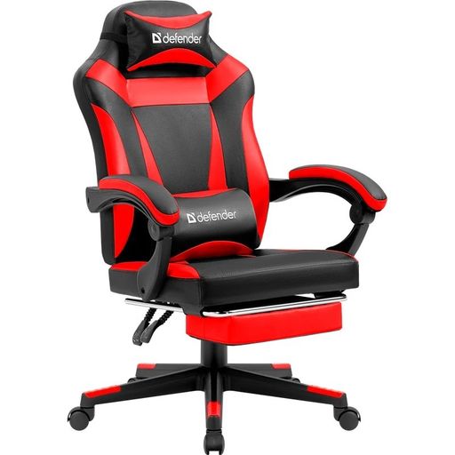 Геймерське крісло Defender Cruiser Black-Red (64344)