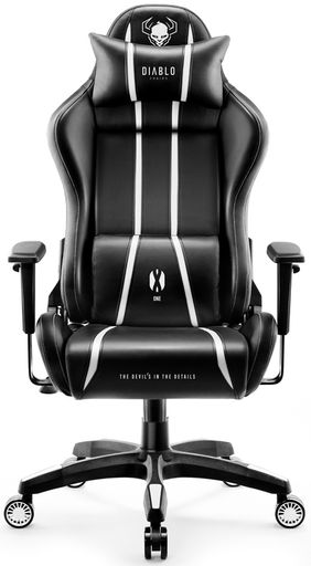 Геймерское кресло Diablo Chairs X-One 2.0 Normal Size black-white Europe