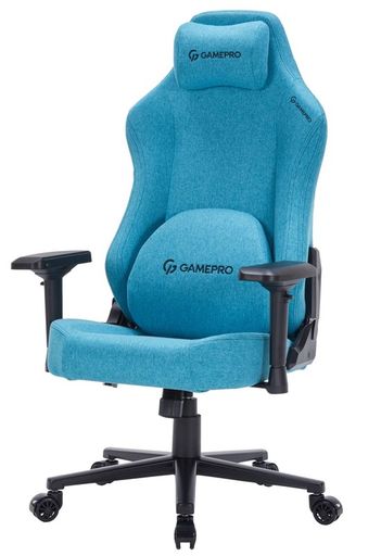 Крісло для геймерів GamePro FGC750LB Size L Fabric Light Blue