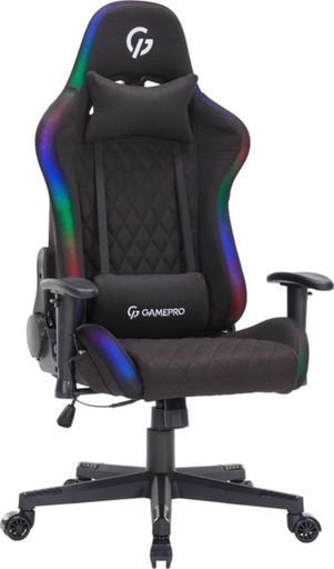 Геймерское кресло GamePro GC700FB RGB Size L Fabric Black