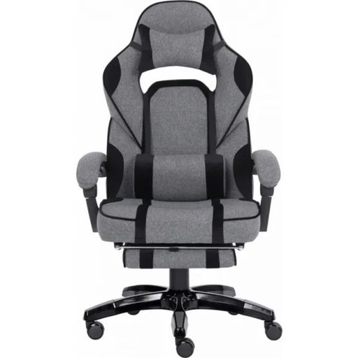 Геймерське крісло GT Racer X-2749-1 Fabric Gray/Black Suede