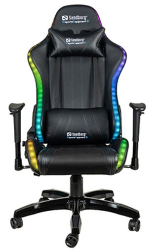 Геймерське крісло Sandberg Commander Gaming Chair RGB (640-94)