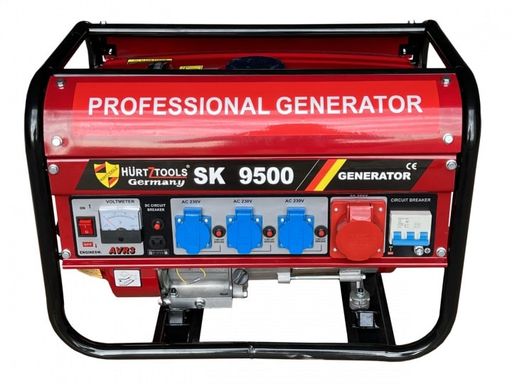 Бензиновый генератор Hurtz Tools SK 9500W, 2.5 кВт