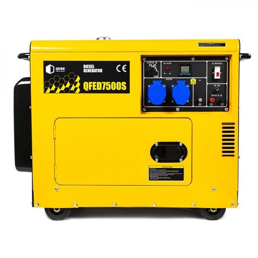 Генератор дизельний Qube QFED7500S