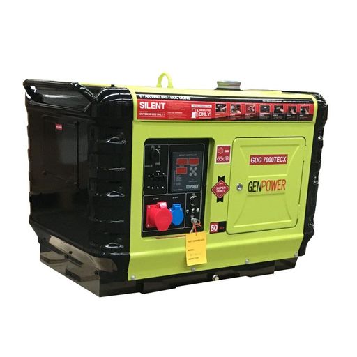 Генератор GenPower Generator GDG 7000 TECX (Трифазний с додатковим зашумленням 5,6кВт)