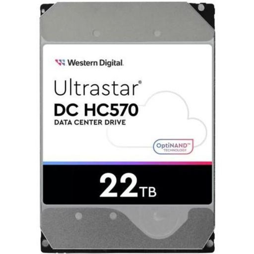 Жесткий диск SATA 22TB 7200RPM 6GB/S 512MB DC HC570 0F48155 WD