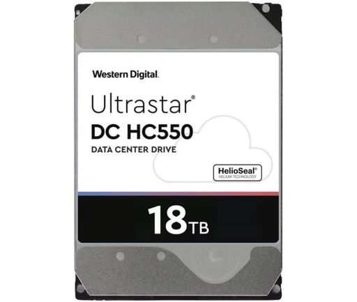 HDD 3.5" SATA 18.0TB WD Ultrastar DC HC550 7200rpm 256MB (0F38459)
