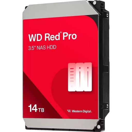 Жорсткий диск HDD Desktop WD Red Pro (3.5'', 14TB, 512MB, 7200 RPM, SATA 6 Gb/s) (WD142KFGX)