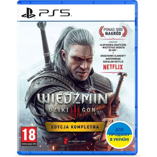 Гра для Sony Playstation 5 The Witcher 3: Wild Hunt Complete Edition (5902367641610)