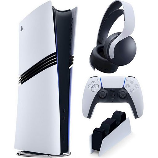 Стаціонарна ігрова приставка Sony PlayStation 5 Pro 2TB (711719595915) + Зарядний пристрій для геймпада Sony DualSense Charging Station (9374107) + Навушники Sony Pulse 3D Wireless Headset (9387909) Europe