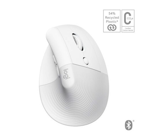 Ігрова миша бездротова Logitech Lift for Mac Vertical Ergonomic White (910-006477)