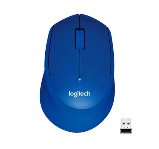 Игровая мышь беспроводная Logitech M330 Silent Plus Blue (910-004910)