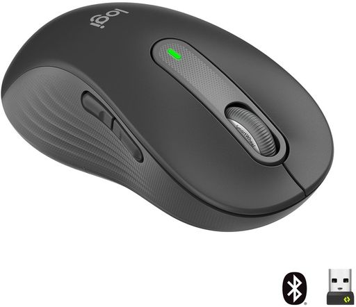 Игровая мышь беспроводная Logitech Signature M650 L LEFT Graphite (910-006239)