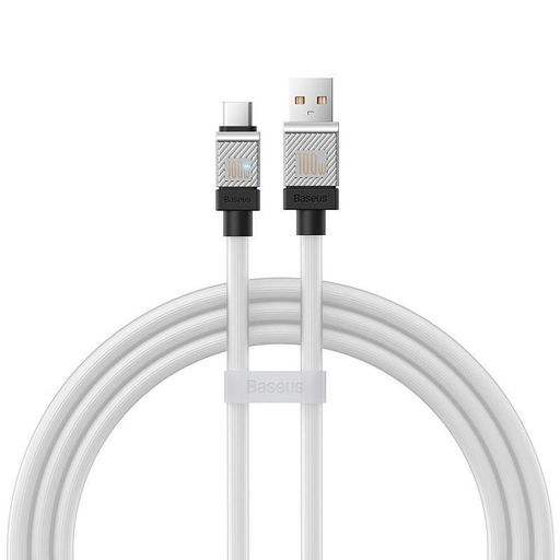 Кабель Baseus CoolPlay Series USB to Type-C 100W 1m White (CAKW00060)