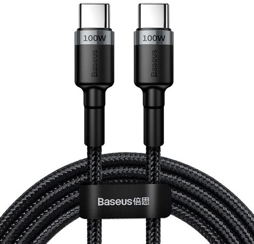 Кабель Baseus Cafule Flash Charging Type-C to Type-C PD 2.0 100W (2m) (CATKLF-ALG1)