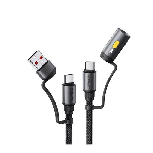 Кабель Acefast J6 USB + USB-C Multi-Function (Black)