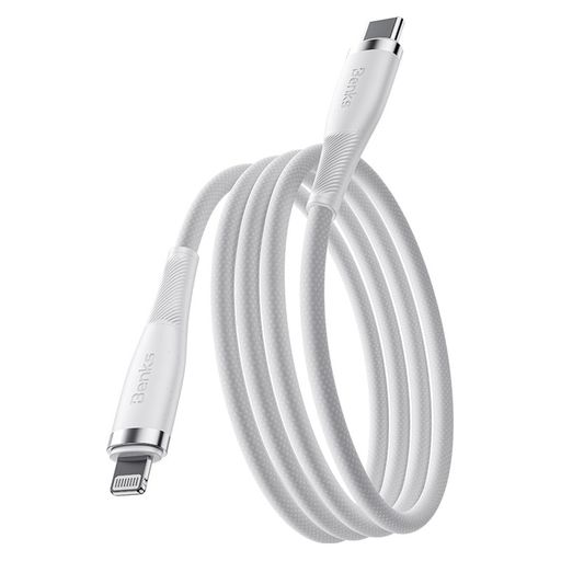 Кабель Benks D47 USB-C to Lightning 30w 1m (White)