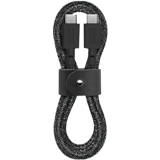 Кабель Native Union Belt Cable USB-C to USB-C Cosmos Black (1.2 m) (BELT-C-CS-BLK-2-NP)