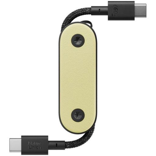 Кабель Native Union Pocket Cable USB-C to USB-C Lemon (POCK-C-LMO-NP)