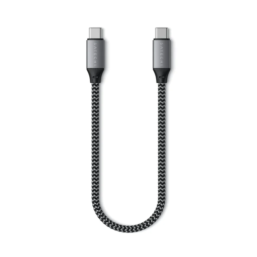 Кабель Satechi USB-C to USB-C Cable 100W Space Gray 25 cm (ST-TCC10M)