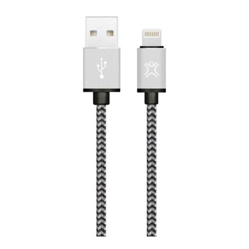 Кабель XtremeMac Lightning Nylon Cable Silver (1.2 m) (XCL-PRC-83)