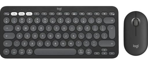 Комплект (клавиатура, мышь) беспроводной Logitech Pebble 2 Combo for Mac Graphite (920-012244)