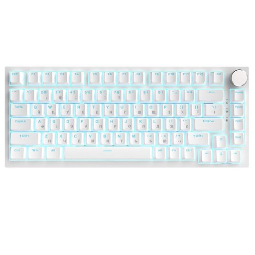 Клавіатура Ajazz AK820 Red Switch White (AK820-R-W)