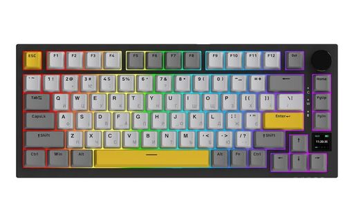 Клавиатура Ajazz AK820 PRO 75% Flying Fish Switch Black RGB (AK820PRO-FF-BGY)