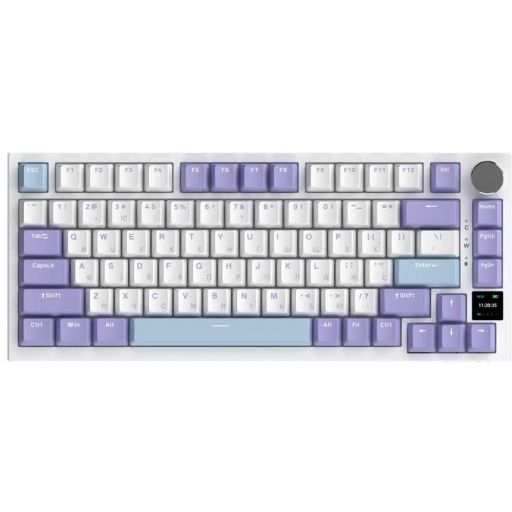 Клавиатура Ajazz AK820 PRO 75% Flying Fish Switch White RGB (AK820PRO-FF-PWB)