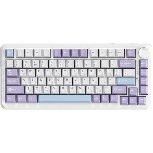 Клавіатура Ajazz AK820 MAX Magnetic switches-Purple-White-Blue-RGB